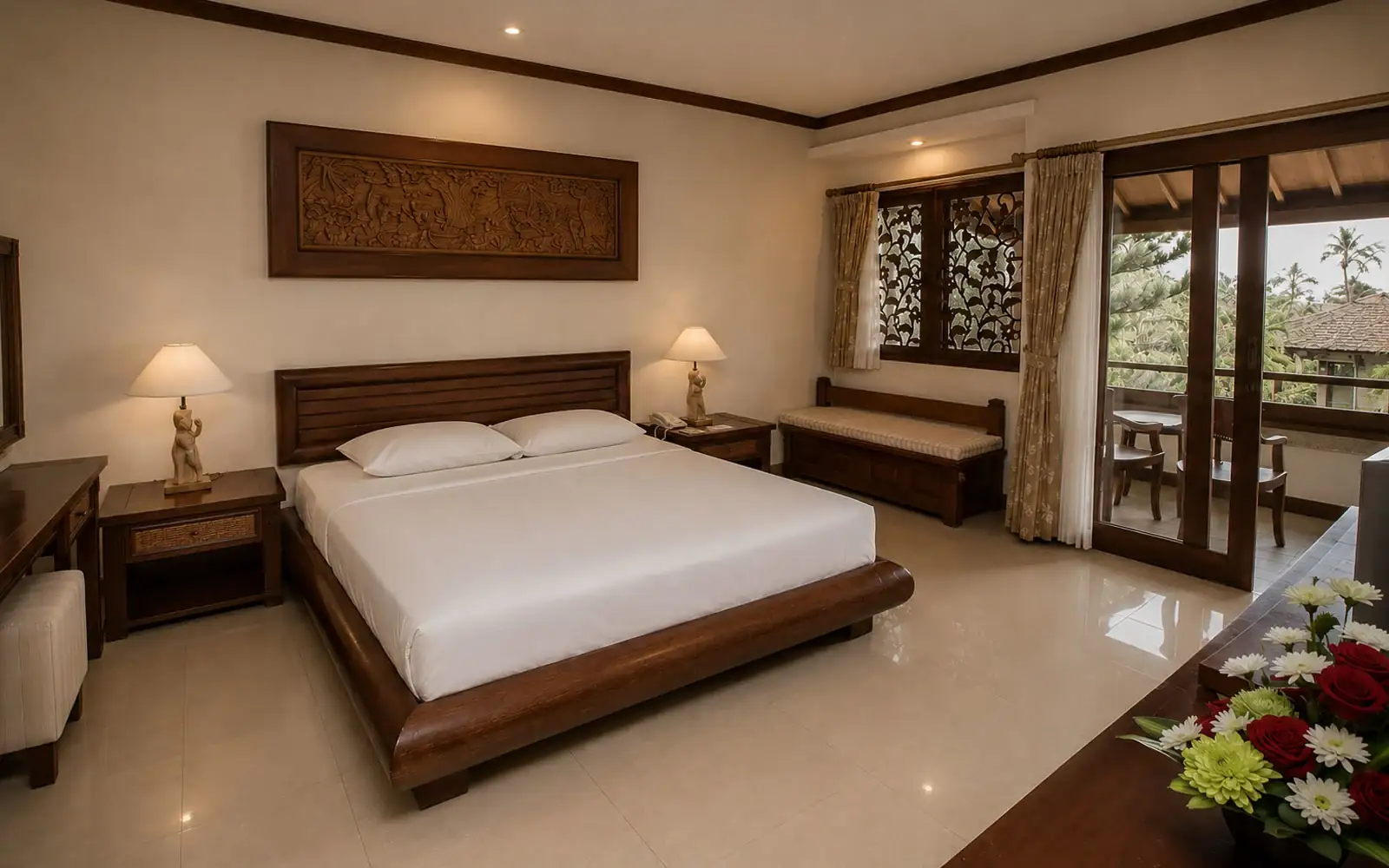 Deluxe Garden Room Bedroom