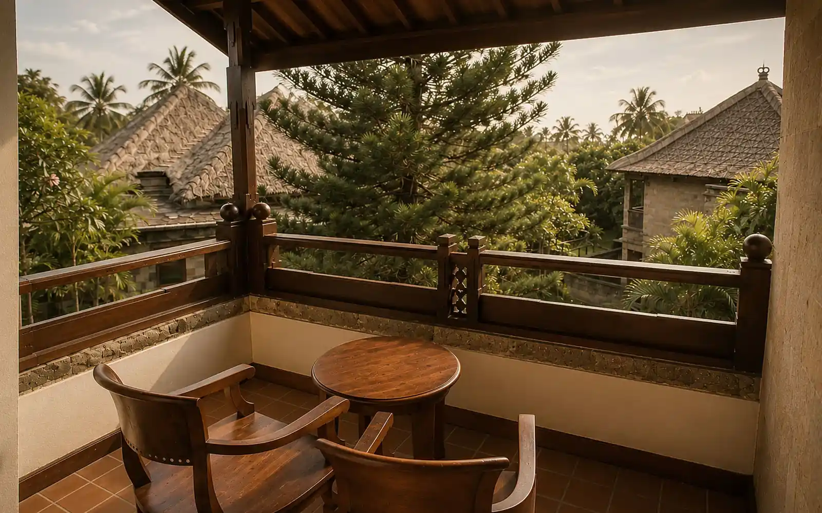 Deluxe Garden Room Balcony View