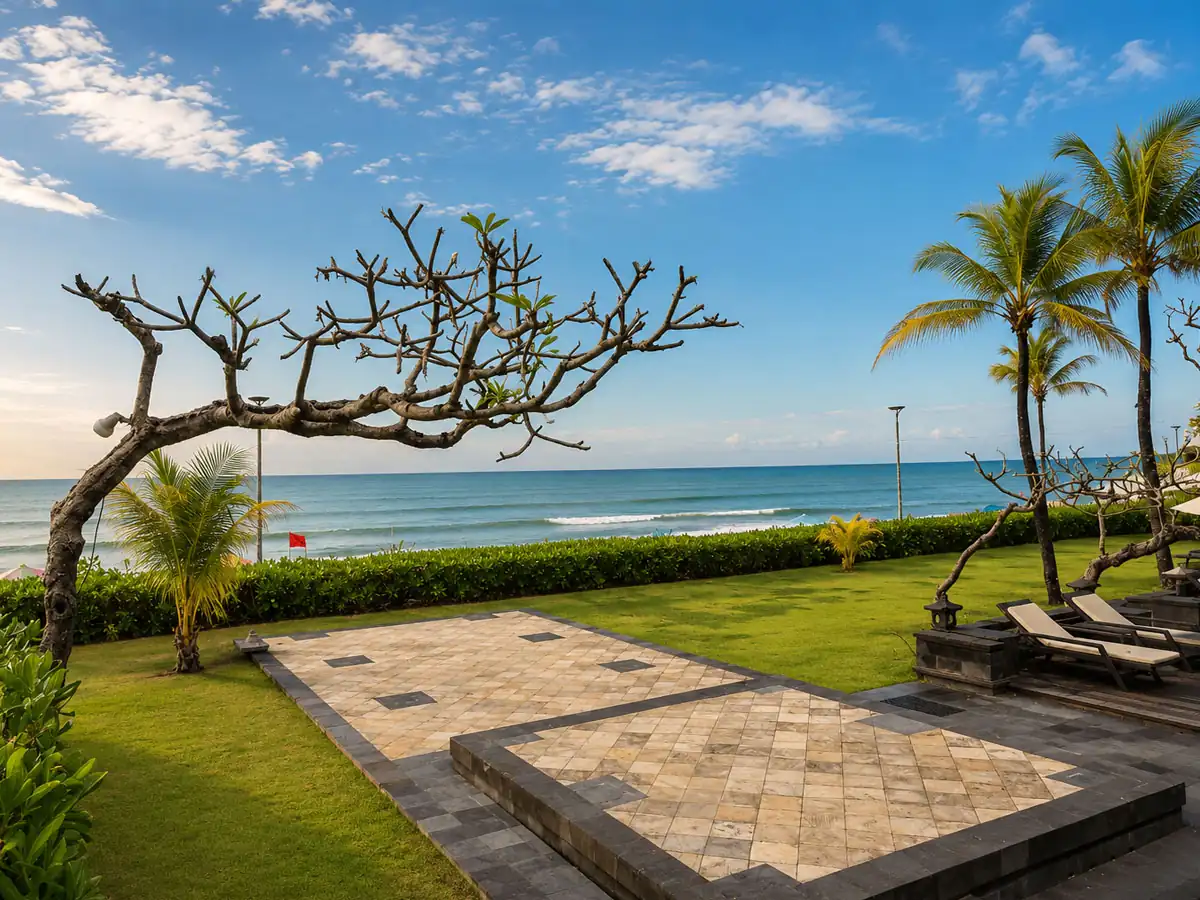 Peaceful beachfront atmosphere at Grand Balisani Suites
